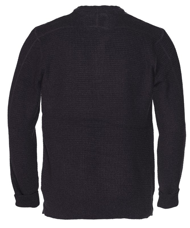 3 Button Wool Blend Henley Sweater | Black or Camel - Image 3