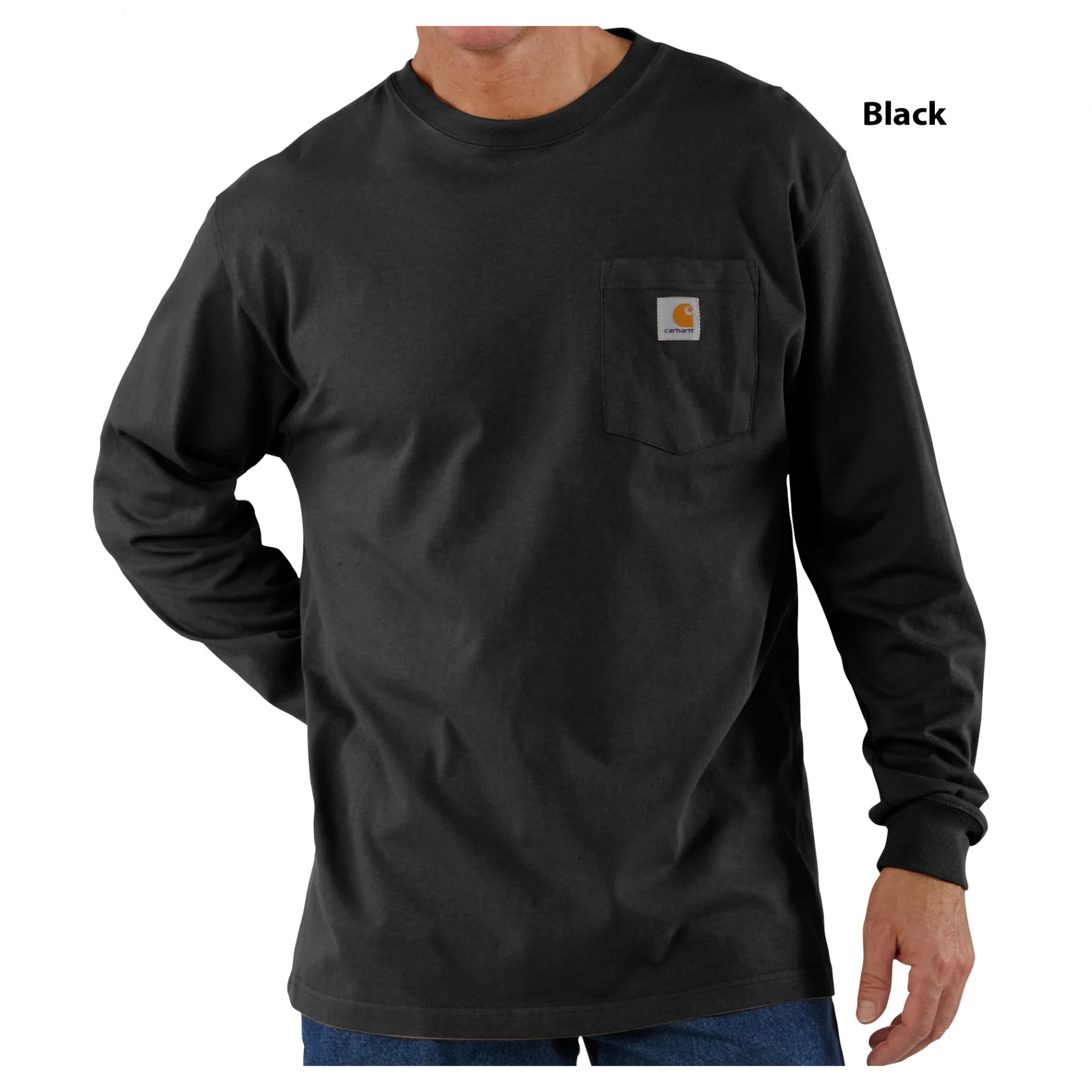 Carhartt Long Sleeve Pocket Tee | Multiple Colors - Image 3