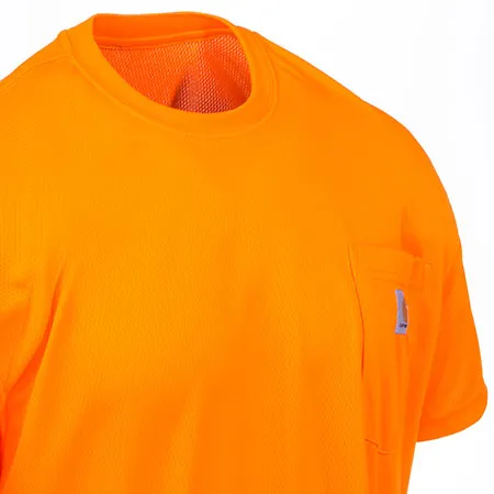 Cahartt Men's Force Color Enhanced Short Sleeve T-Shirt | Brite Orange - Image 3