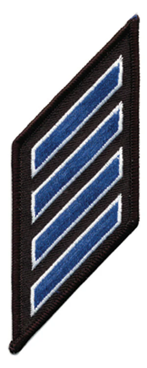 Hashmarks NYPD Style Blue  / White (5-30 years) - Image 3