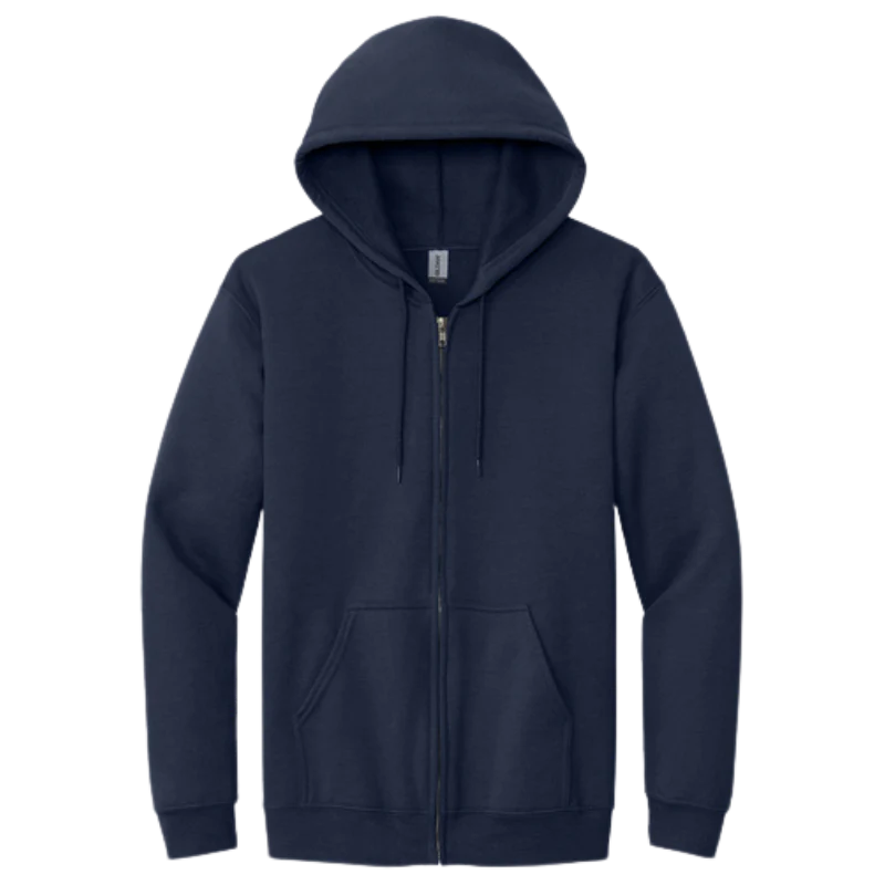 Heavy Full-Zip Hooded Sweatshirt | Multiple Colors - Image 3