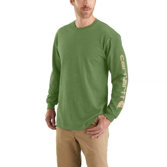 Carhartt Long Sleeve Signature Logo Tee | Multiple Colors - Image 4