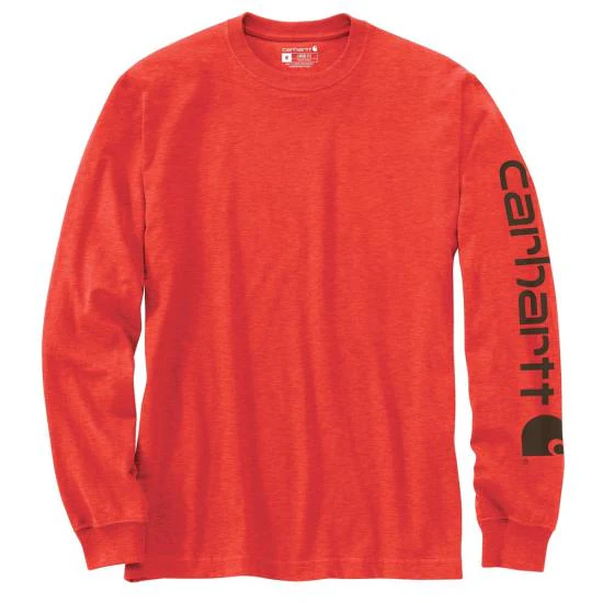 Carhartt Long Sleeve Signature Logo Tee | Multiple Colors - Image 7