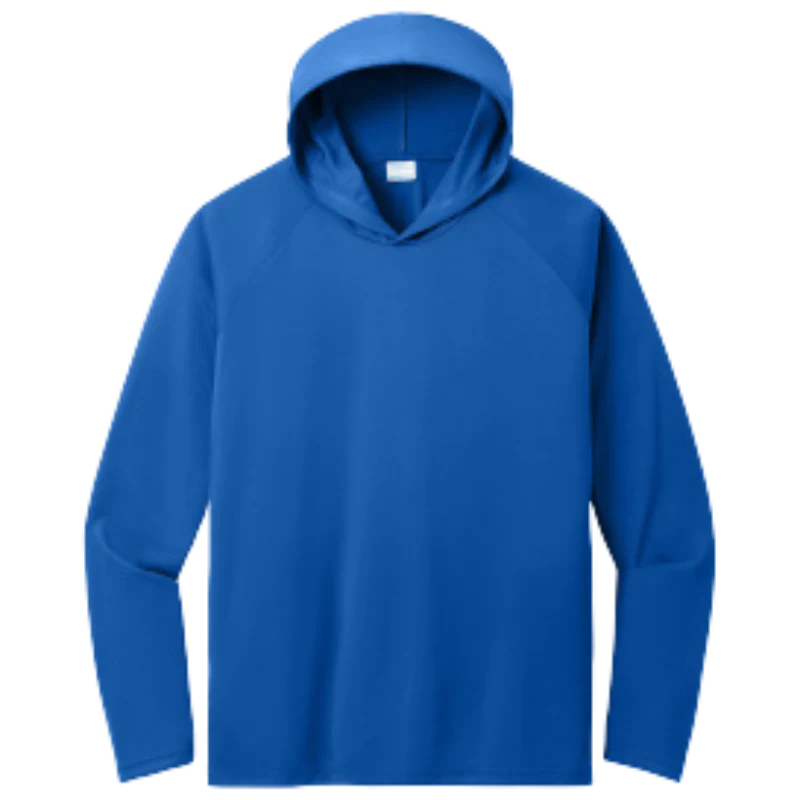 Performance Pullover Hooded Tee | Jet Black, True Navy, True Royal, White - Image 5