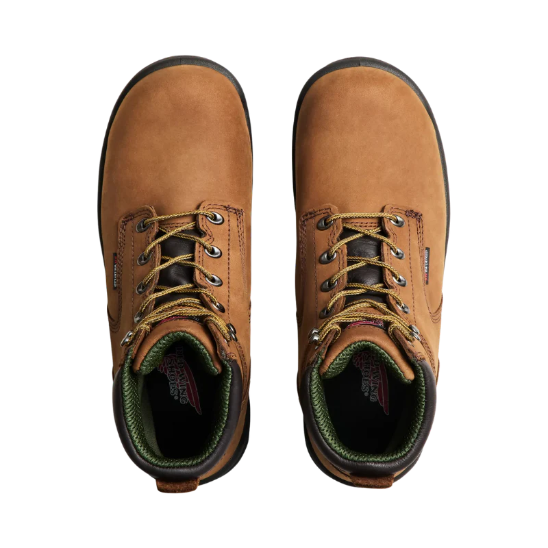 Men's King Toe 6" Waterproof Soft Toe Boot | Brown - Image 3