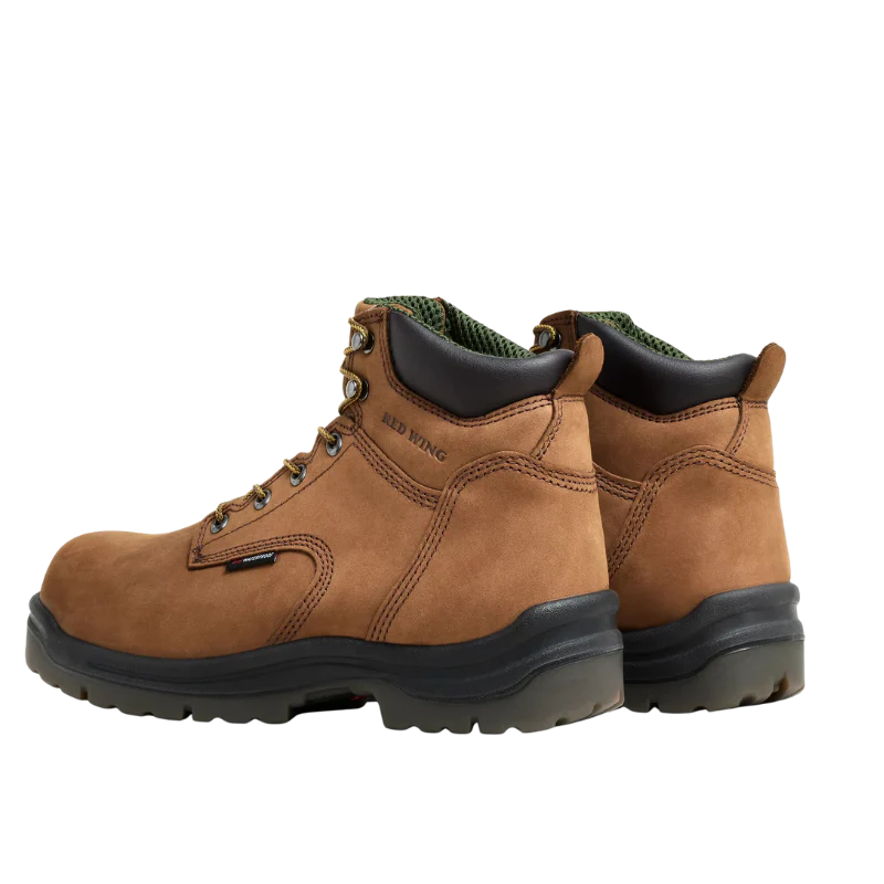 Men's King Toe 6" Waterproof Safety Toe Boot | Brown - Image 3