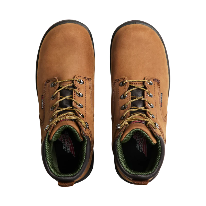 Men's King Toe 6" Waterproof Safety Toe Boot | Brown - Image 4